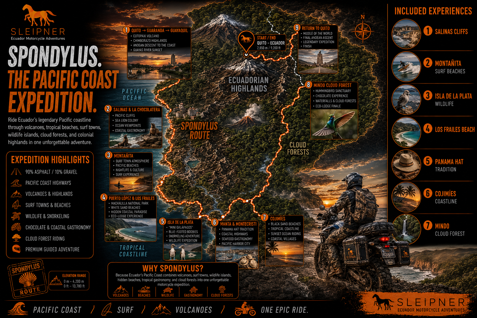 Spondylus – Guided Tour - Day 1 - QUITO – GUARANDA – GUAYAQUIL